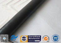 1 Side Black Silicone Coated Fiberglass Fabric Fireproof Cooler Insulation Material